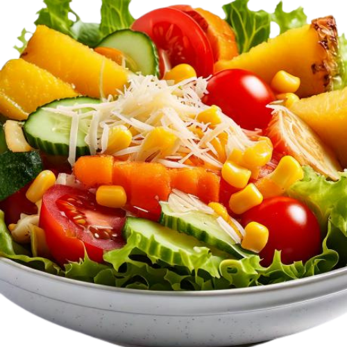 Fruit & Cheese Salat vegan