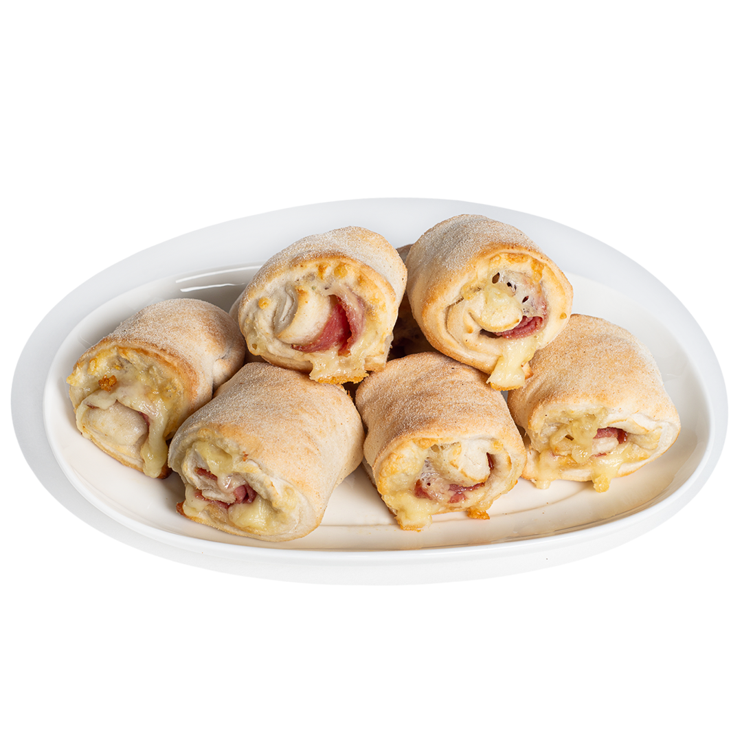 Pizzabrötchen Salami vegan